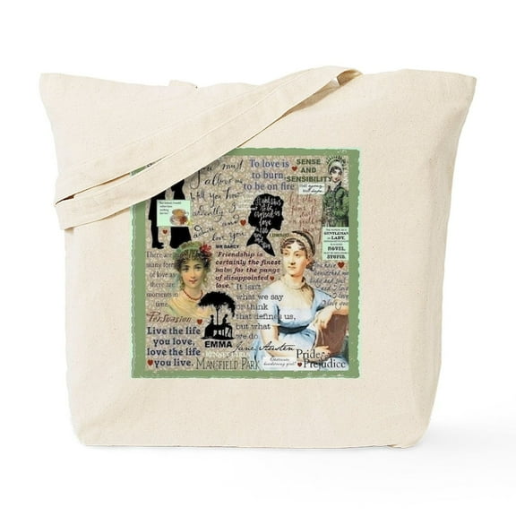 CafePress - Austen Tote Bag - Unisex Canvas Tote Bag, Beige, 1-Piece