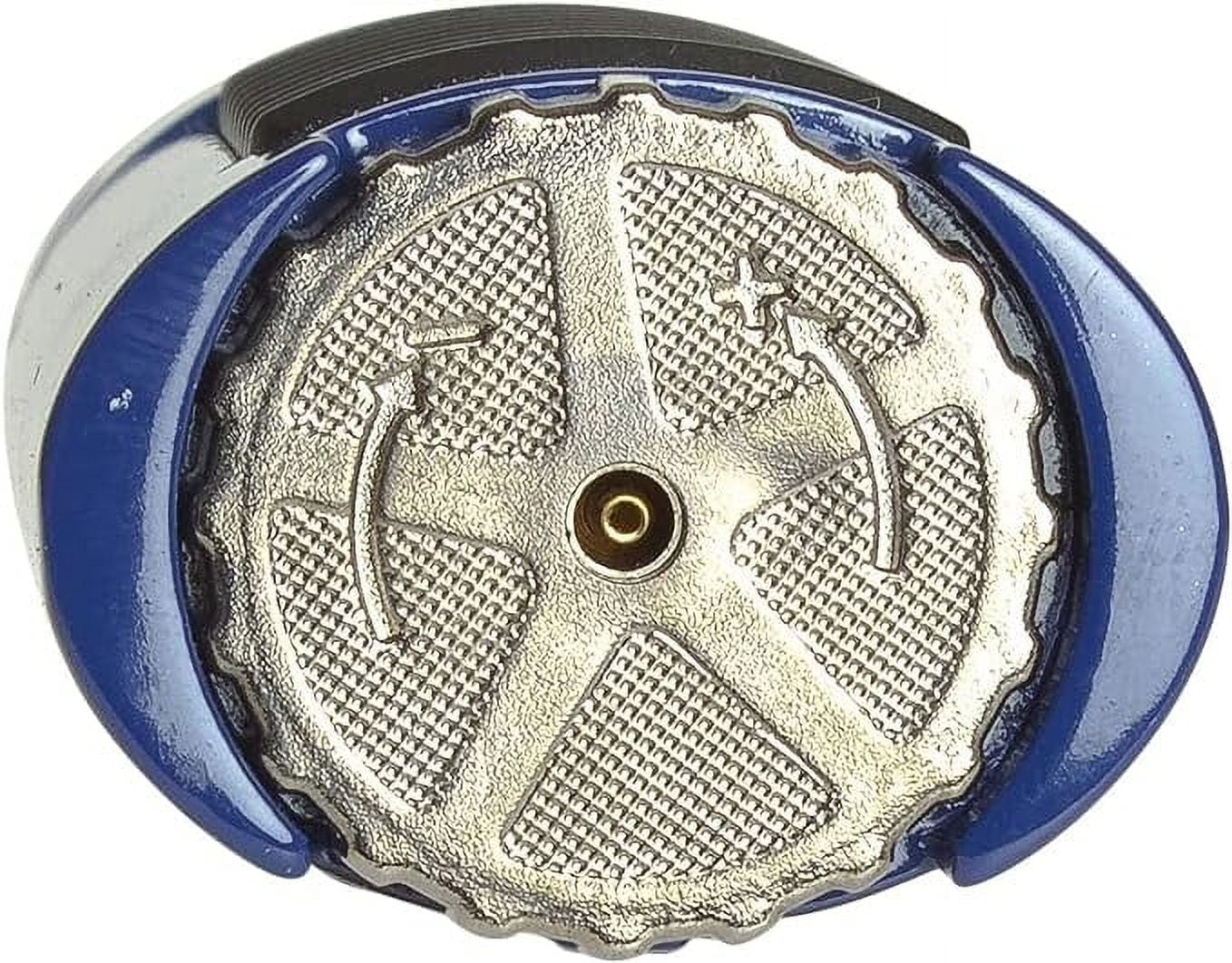 Xikar High Performance HP4 Diamond Quad Flame Cigar Lighter, in Attractive Gift Box, in-line Fuel Adjustment Wheel, Oversized Double EZ-View Fuel Window, Blue