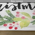 thumbnail image 6 of Ambesonne Christmas Place Mats Set of 4, Watercolor Wreath, Standard Size, Black Green White, 6 of 6