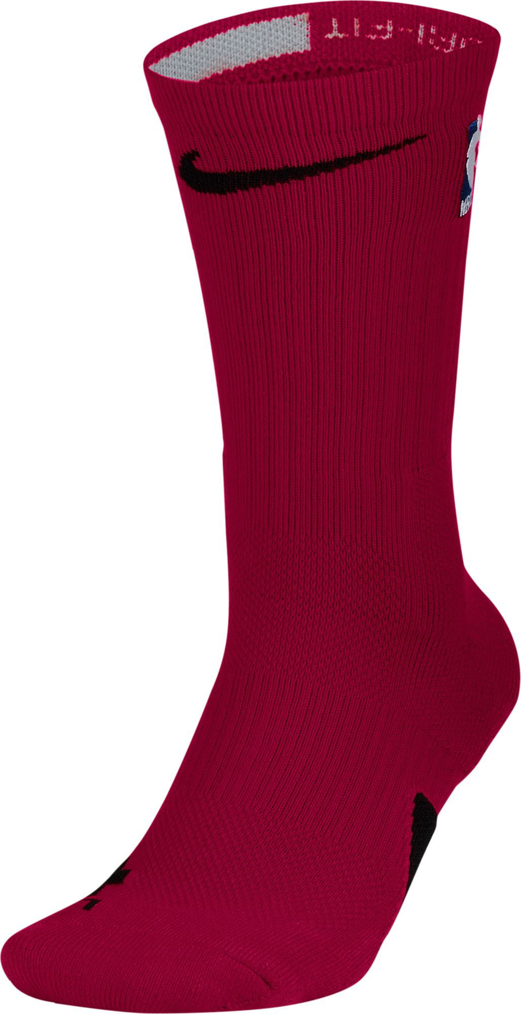 burgundy nike socks