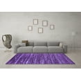 thumbnail image 3 of Ahgly Company Indoor Square Oriental Purple Industrial Area Rugs, 8' Square, 3 of 4