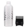 thumbnail image 1 of Botella aplicadora de tinte para el cabello con peine para raíces, 170 ml, herramienta profesional para teñir el cabello, color negro., 1 of 5