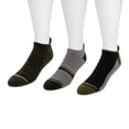 thumbnail image 3 of MUK LUKS Men's 3 Pair Pack Cotton Low Cut Ankle Compression Socks, 3 of 3