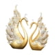 thumbnail image 2 of 2 figuras de cisne con forma de cisne, colección decorativa para oficina, escritorio de oficina en casa. dorado, 2 of 9