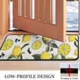 thumbnail image 3 of Yellow Lemon Fruit Berries Beige Pattern Door Rugs,Washable Non Slip Door Mats Indoor,Decorative Door Mats,Entry Mat Indoor for Entrance,Bedroom,Kitchen,Bathroom,30"x17", 3 of 6