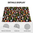 thumbnail image 3 of Yiaed Mushrooms Print Highly Absorbent Microfiber Kitchen Counter Mat, Dish Drying Pad for Dishes, Utensils, Pots and Pans, Large 18" x 24", 3 of 7