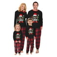 thumbnail image 3 of Conjuntos de pijamas a juego para la familia, ropa de navidad roja para padre, madre, hija e hijo, 2023, 3 of 4