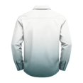 thumbnail image 5 of CCRFTGI Men's Shirts Casual Button Down Long Sleeve Shirt Gradient Collared Summer Beach Shirts White 5XL, 5 of 5