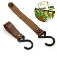 thumbnail image 1 of Gancho Portátil Tipo S De Cuero Pu Para Acampar, Accesorio De Almacenamiento De Toallas De Cocina, Gancho Triangular Para Ropa Vogacara OD016507-03, 1 of 6