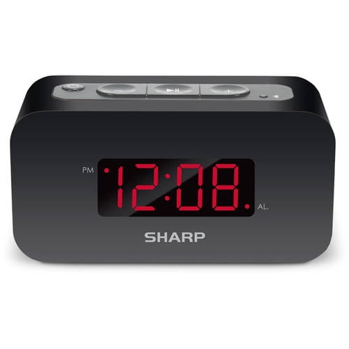 Sharp Alarm Clock with Bluetooth