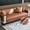 Coffee, variant on Lovote 100% Waterproof Nonslip Slipcover Faux Leather Couch Cover for Pets - 28" x 28" Coffee