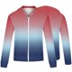 thumbnail image 4 of Hombres Casual Deportes Fitness Sudadera Con Capucha Cremallera Gradiente Estampado Chaqueta Pompotops  oipoqjl36561, 4 of 5