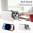 thumbnail image 3 of iPhone 14 PRO Case ,Card Slots Leather Wrist Strap Phone Cover for iPhone 14 PRO, 3 of 5