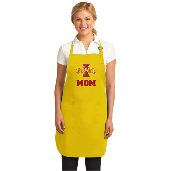 ISU Mom Aprons w/ Pockets & Adjustable Neck
