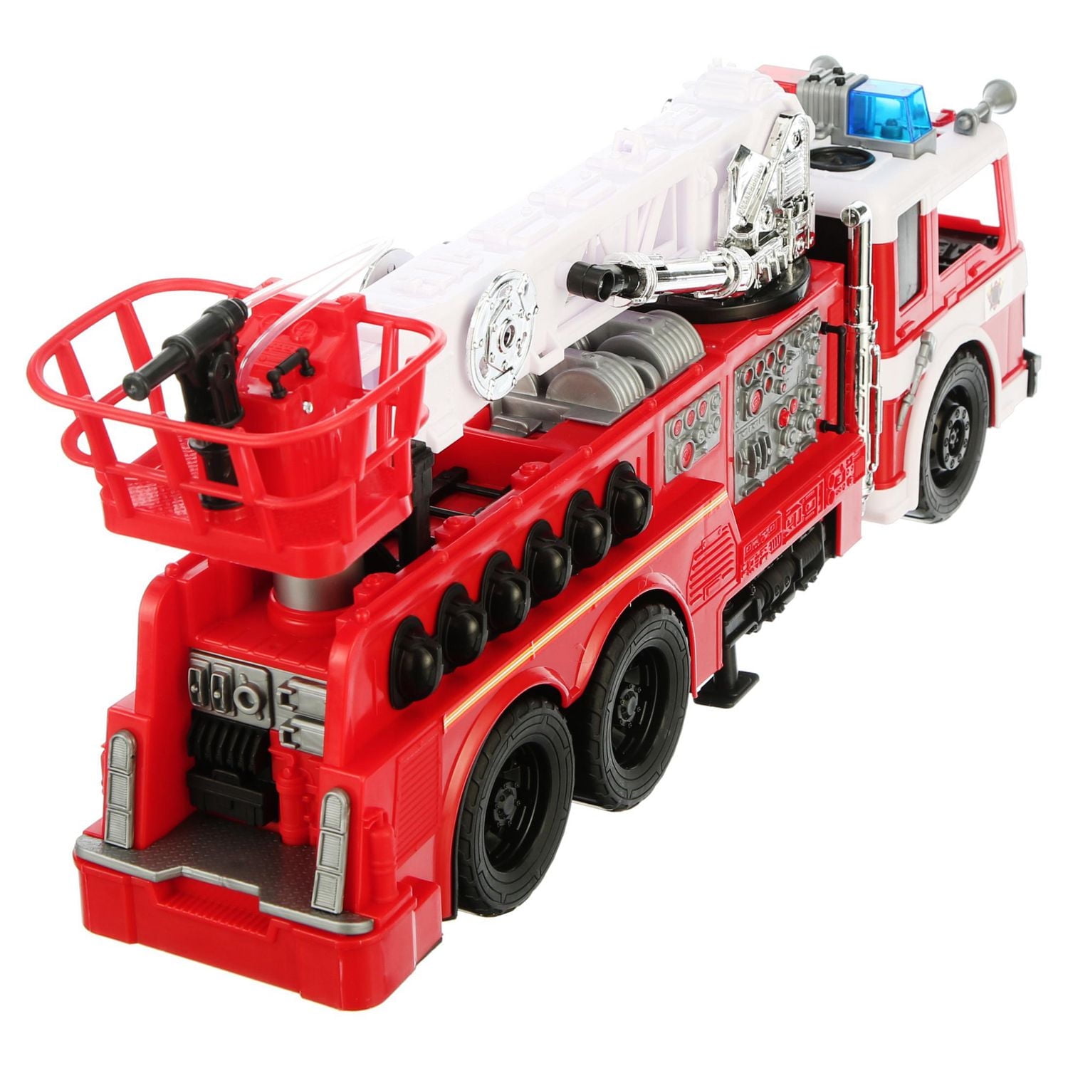Kid Connection Fire Truck Play Set, 10 Pieces, Light & Sound