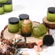 thumbnail image 5 of Frascos de vidrio Norme de 4 oz/120 ml con tapas a prueba de fugas, 12 unidades, color verde guisante, 5 of 7