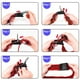 thumbnail image 4 of Bandas de restricción del flujo sanguíneo para mujeres glúteos femeninos BFR banda elástica de restricción del flujo sanguíneo torniquetes de entrenamiento físico 2 uds YUNYI BRAND Deportes, 4 of 8