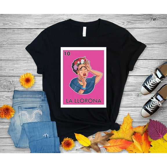 La Llorona - Mexican Lottery Style - Unisex T-shirt