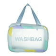 thumbnail image 1 of 1 Pc Bolsa de Cosméticos Clara y Conveniente para Mujeres para Vacaciones, Camping y Viajes de Negocios Azul-L, 1 of 4