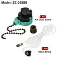 thumbnail image 2 of Pull Chain Switch 3 Speed with String for Ceiling Fan Lamp Green Bronze, 2 of 5