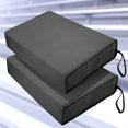 thumbnail image 1 of Cojín de asiento Stadium Codi, paquete de 2 unidades, 7,5 cm, impermeable, gris, 1 of 8