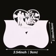 thumbnail image 4 of Tarjetas blancas de encaje con corte láser para decoración de fiestas de cumpleaños, tarjetas de nombre y lugar de mesa, ajuste de mensaje, tarjeta de felicitación, recuerdo de boda, 50/100 piezas, 4 of 4
