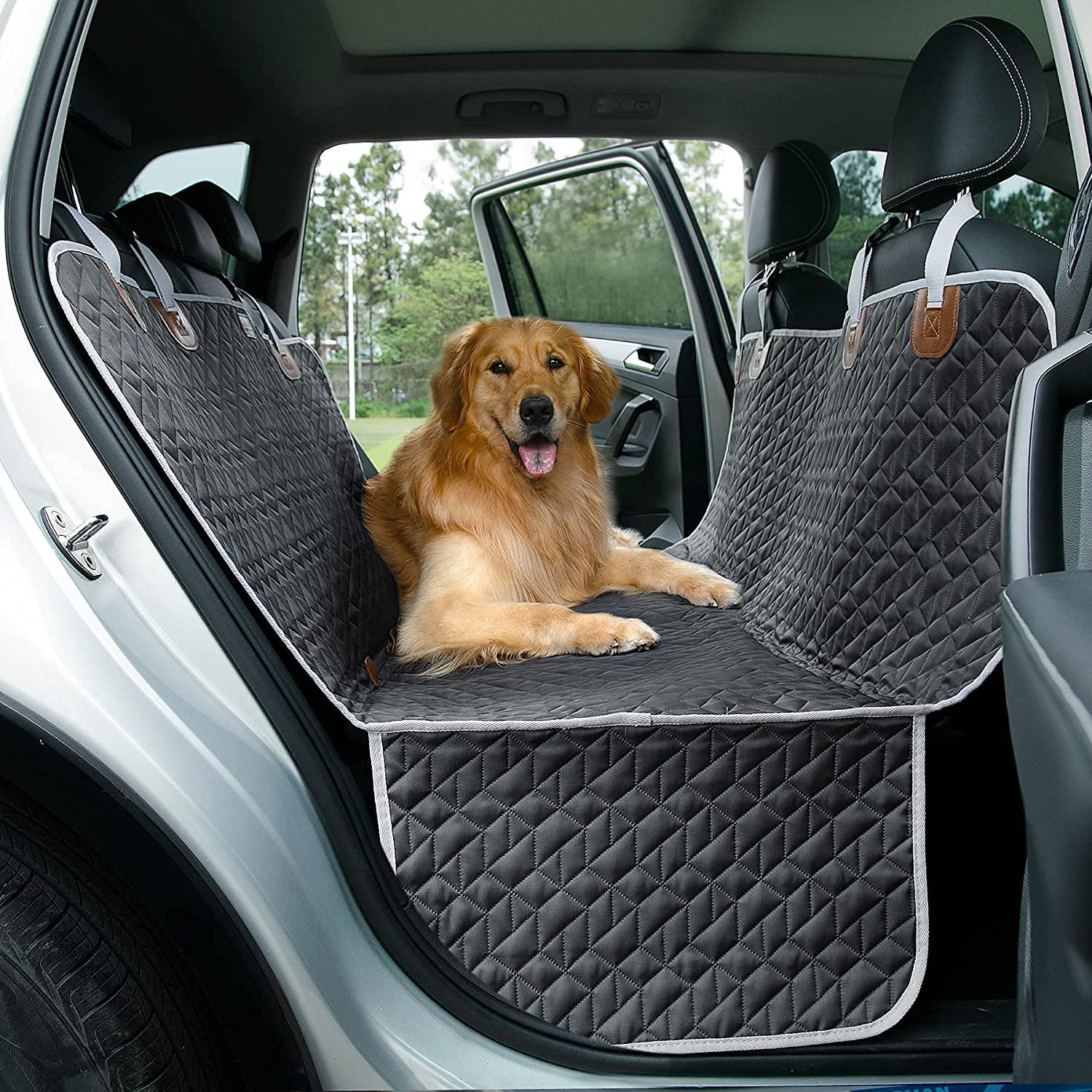 Dog Car Seat Cover for Back Seat - Laurie & Joe's Labs