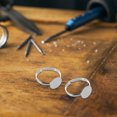 thumbnail image 1 of WHAMVOX 20Pack Jewelry Making Rings Silver Iron Blank Findings For Diy Enthusiasts, 1 of 8