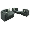 thumbnail image 2 of Cfowner 7 Pieces Patio Furniture Sets Conversation Set, All-Weather Rattan Outdoor Sectional Sofa with Coffee Table, Washable Grey Cushions Covers, 2 of 8