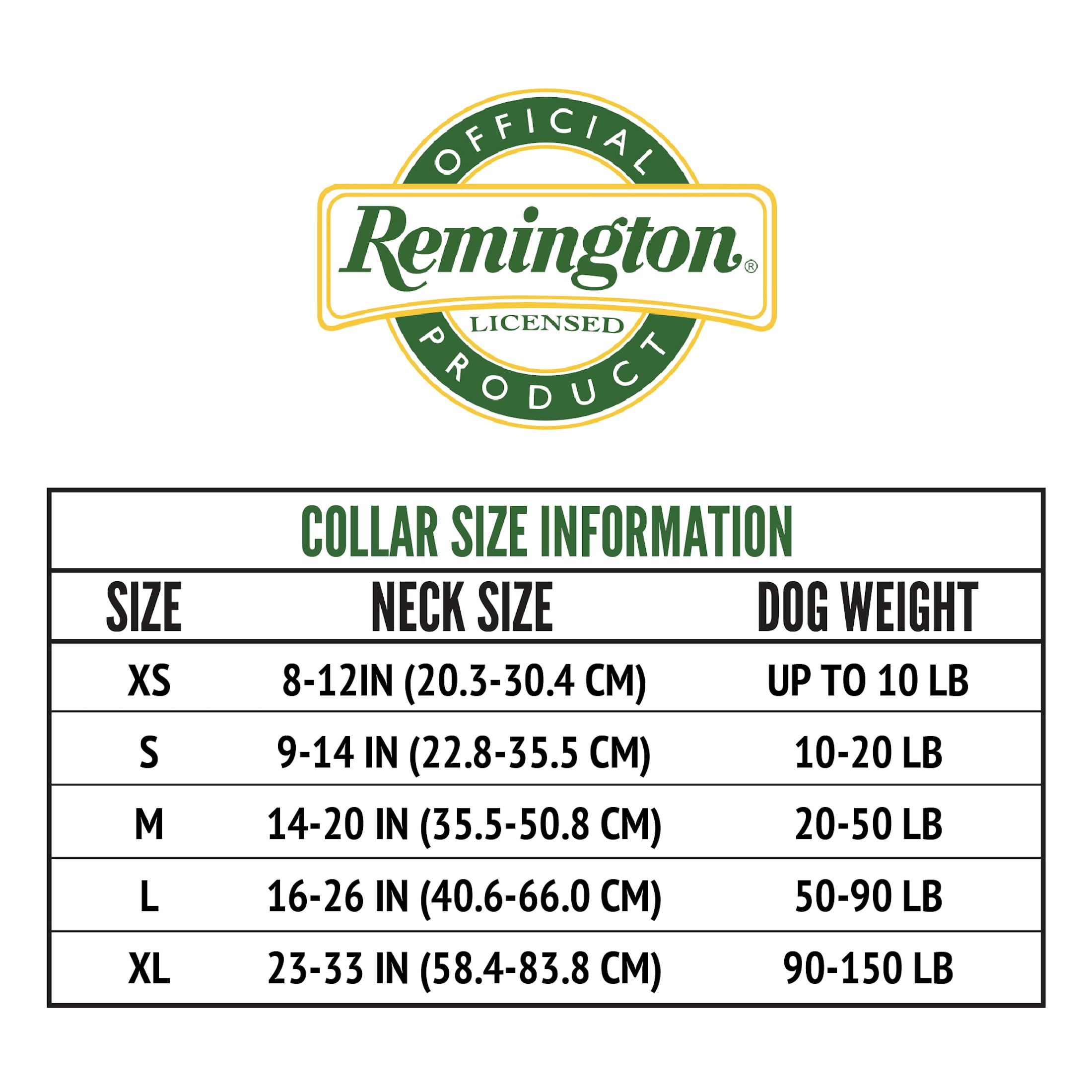 Remington Coated Dog Collar, Sage, Size S