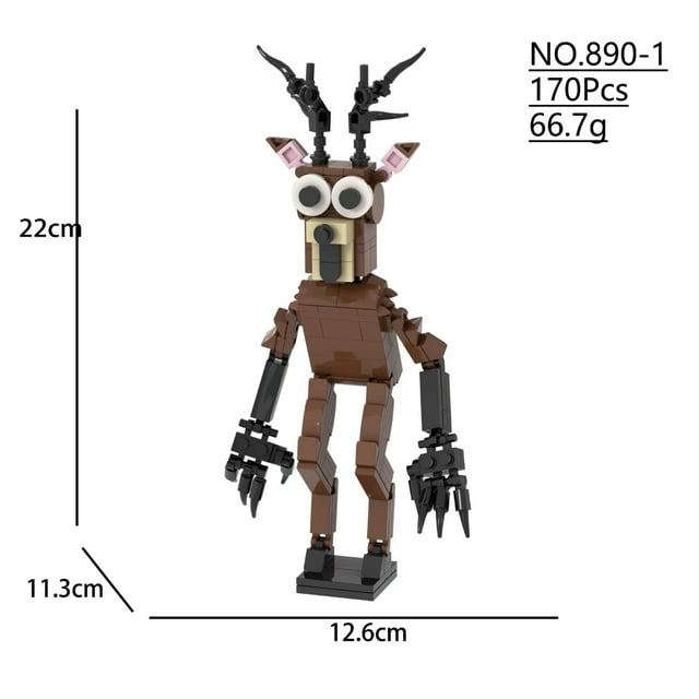 99 Nights in the Forest Toy Owl Goat Deer Monster Building Block Set Model Assembly Building Blocks Decoration Gift