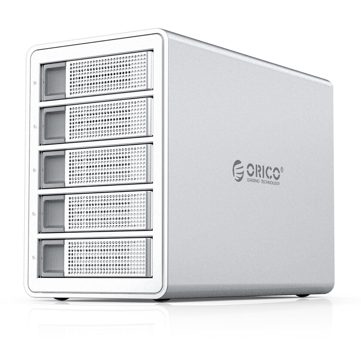 ORICO 5 Bay Hard Drive Enclosure Type C 10Gbps for 2.5/3.5in HDD SSD Enclosure HDD Docking Station