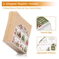 thumbnail image 5 of Yayeee Napkin Holder for Table Kitchen Paper Tissue Organization, Red Christmas House, 5 of 8