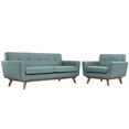 thumbnail image 2 of Modway Engage Armchair and Loveseat Set of 2 in Laguna, 2 of 6