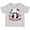 AC-Heather Grey, variant on Inktastic Too Cute Baby Panda with Flowers Girls Toddler T-Shirt