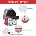 thumbnail image 4 of Abstract Elephant and Nature Theme Backpack - Ergonomic Student Backpack, Waterproof & Lightweight for Commuters, 4 of 5