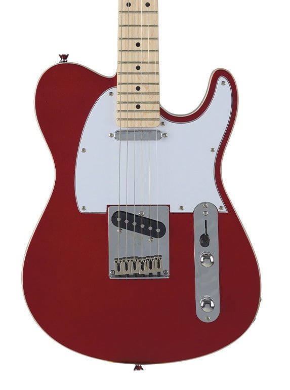 Tagima T 550 CA-LF/WH Electric Guitar - Candy Apple Red