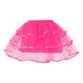 thumbnail image 3 of Girls' Elegant Solid Layer Mesh Puffy Skirt Performance Dress for Stage Shows and Special Events Girls Summer Dress Cassual Formal Dresses Cute Sun Dresses, 3 of 4