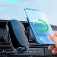 thumbnail image 2 of TIANLAIMEI Universal Wireless Car Charger 15W Fast Charging Air Vent Car Phone Holder Auto-Clamping Charger Mount Compatible with iPhone Samsung and Other Cellphone, 2 of 9