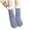 Blue, variant on HAiming Fuzzy Crew Socks Soft Cozy Fleece Thick Winter Warm Comfy Sleeping Home Trendy Socks for Women