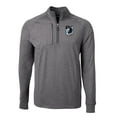 thumbnail image 2 of Men's Cutter & Buck Heather Black Minnesota United FC Big & Tall Adapt Eco Knit Quarter-Zip Top, 2 of 3
