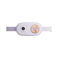 thumbnail image 2 of Almohadilla térmica menstrual Sunnimix cinturón de envoltura de vientre 5 modos de vibración violeta, 2 of 8