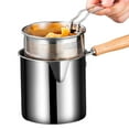 thumbnail image 6 of Homelife Stainless Steel Deep Fryer Pot with Basket Lid Deep Oil Fryer Pan Multi-Purpose Mini Fryer Pan for Fries Chicken Fish Shrimp Bacon, 6 of 13