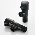 thumbnail image 4 of Brass Flow Control Water Pressure Reducing Controller Hand Held Sprayer Shower Head Shut Off Stop Switch Control (Black and Red), 4 of 5