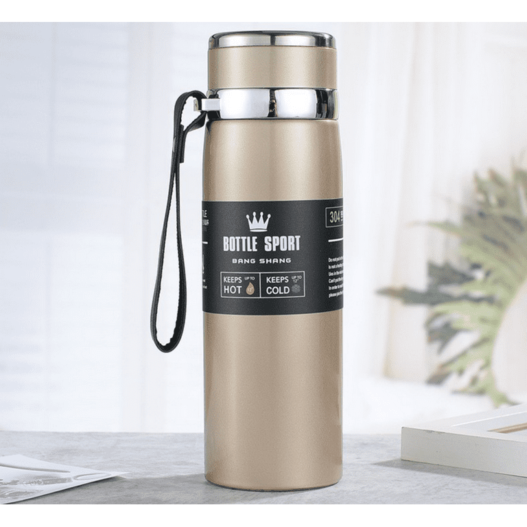 Vacuum 316 stainless steel thermos bottle, 33 ounces/1000ml large