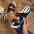 thumbnail image 3 of Norvail Womens Lightweight Wedge Sandals Breathable Hollow Platform Orthopedic Shoes with Arch Support for Casual Dressy Summer Walking Shoes, 3 of 5