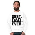 thumbnail image 3 of Best Dad Ever Worlds Coolest Father Men's Crewneck Sweatshirt Brisco Brands X, 3 of 6
