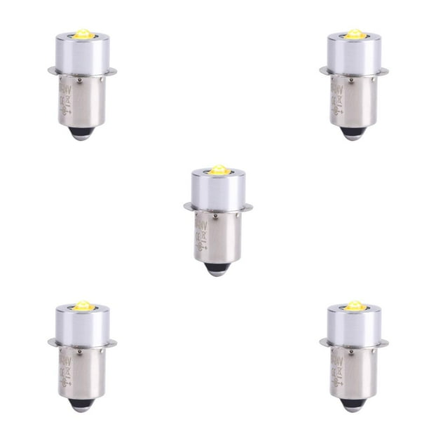 Bearachild Linterna LED de alta luminosidad P13.5S para acampar, herramienta para el hogar, bombilla PR2, lámpara de repuesto para antorcha, Kit Type2 NO2