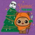 thumbnail image 2 of Girl's Star Wars Yuletide Yub Nub  Graphic Tee Purple Berry Medium, 2 of 4
