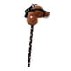 thumbnail image 4 of Caballo de peluche con forma de palo juguete para montar a caballo Halloween con efectos de sonido marrón oscuro B Strade Fareast Limited 70 cm, 4 of 8